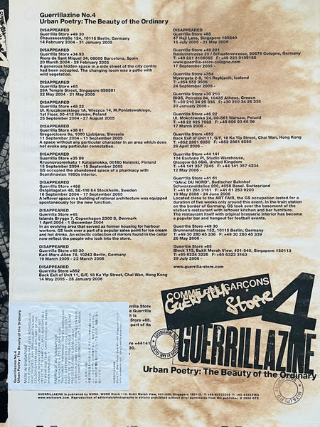 (Guerrillazine 4)(Urban Poetry)